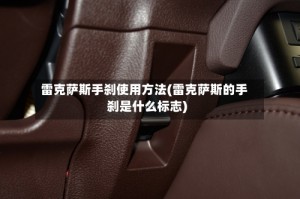 雷克萨斯手刹使用方法(雷克萨斯的手刹是什么标志)