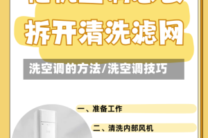 洗空调的方法/洗空调技巧