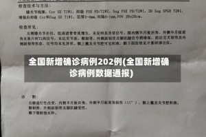 全国新增确诊病例202例(全国新增确诊病例数据通报)