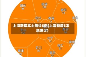上海新增本土确诊5例(上海新增5本地确诊)