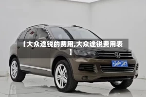 【大众途锐的费用,大众途锐费用表】