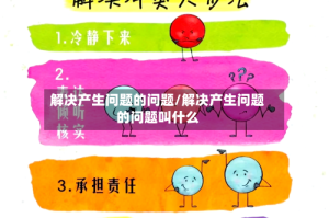 解决产生问题的问题/解决产生问题的问题叫什么