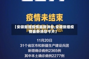 【安徽新增疫情最新消息,安徽新增疫情最新消息今天】