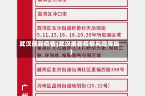武汉最新疫情(武汉最新疫情风险等级)