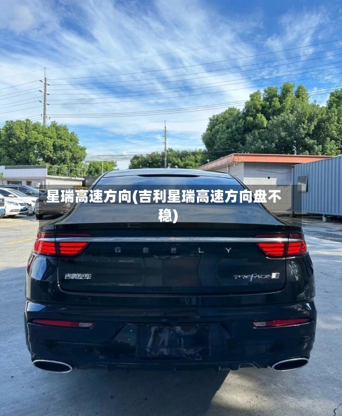 星瑞高速方向(吉利星瑞高速方向盘不稳)-第2张图片