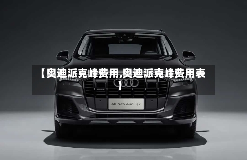【奥迪派克峰费用,奥迪派克峰费用表】-第1张图片