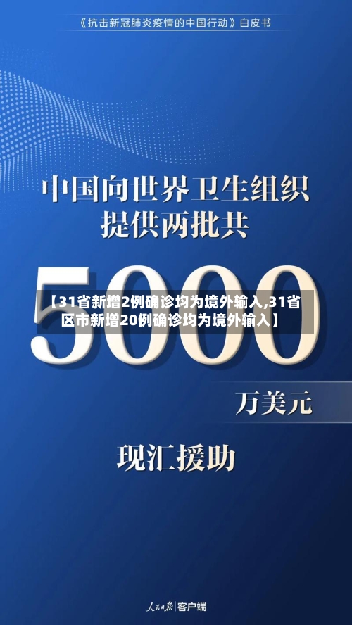 【31省新增2例确诊均为境外输入,31省区市新增20例确诊均为境外输入】-第1张图片