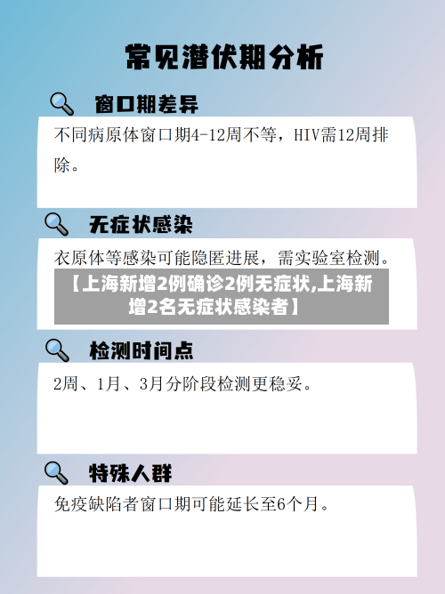 【上海新增2例确诊2例无症状,上海新增2名无症状感染者】-第1张图片