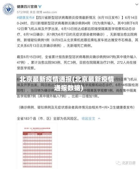 北京最新疫情通报(北京最新疫情通报数据)-第2张图片