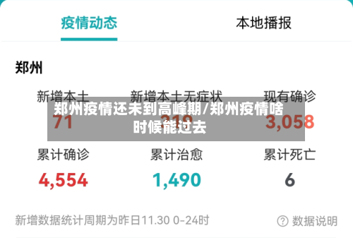 郑州疫情还未到高峰期/郑州疫情啥时候能过去-第3张图片