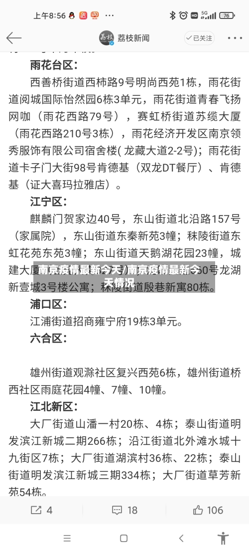 南京疫情最新今天/南京疫情最新今天情况-第1张图片