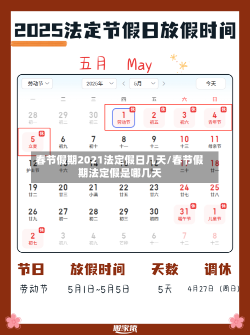 春节假期2021法定假日几天/春节假期法定假是哪几天-第2张图片