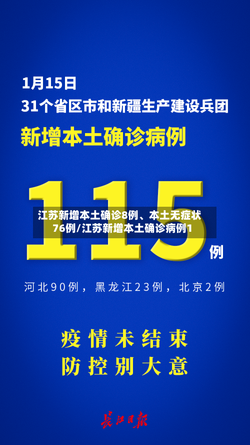 江苏新增本土确诊8例、本土无症状76例/江苏新增本土确诊病例1-第1张图片