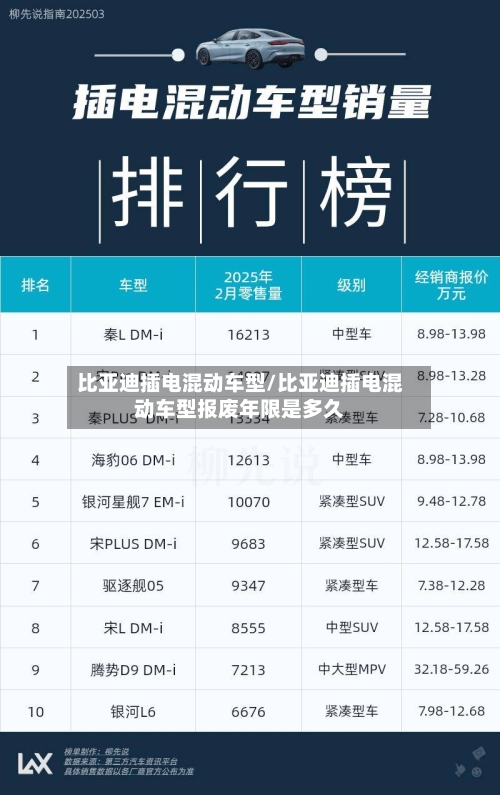 比亚迪插电混动车型/比亚迪插电混动车型报废年限是多久-第2张图片