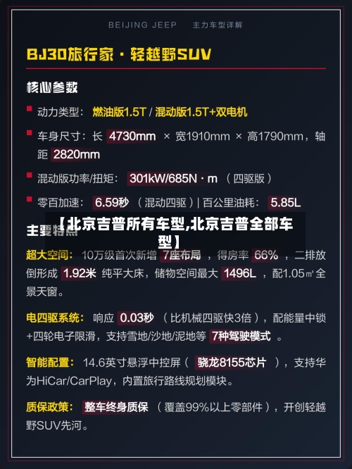 【北京吉普所有车型,北京吉普全部车型】-第3张图片